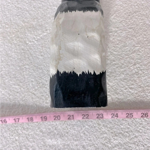 James Haddon Hand  Carved Wood Folk Art Cat Statue Kitty - Picture 15 of 16